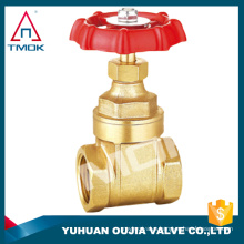 brass gate valve forged polishing manual power control valve